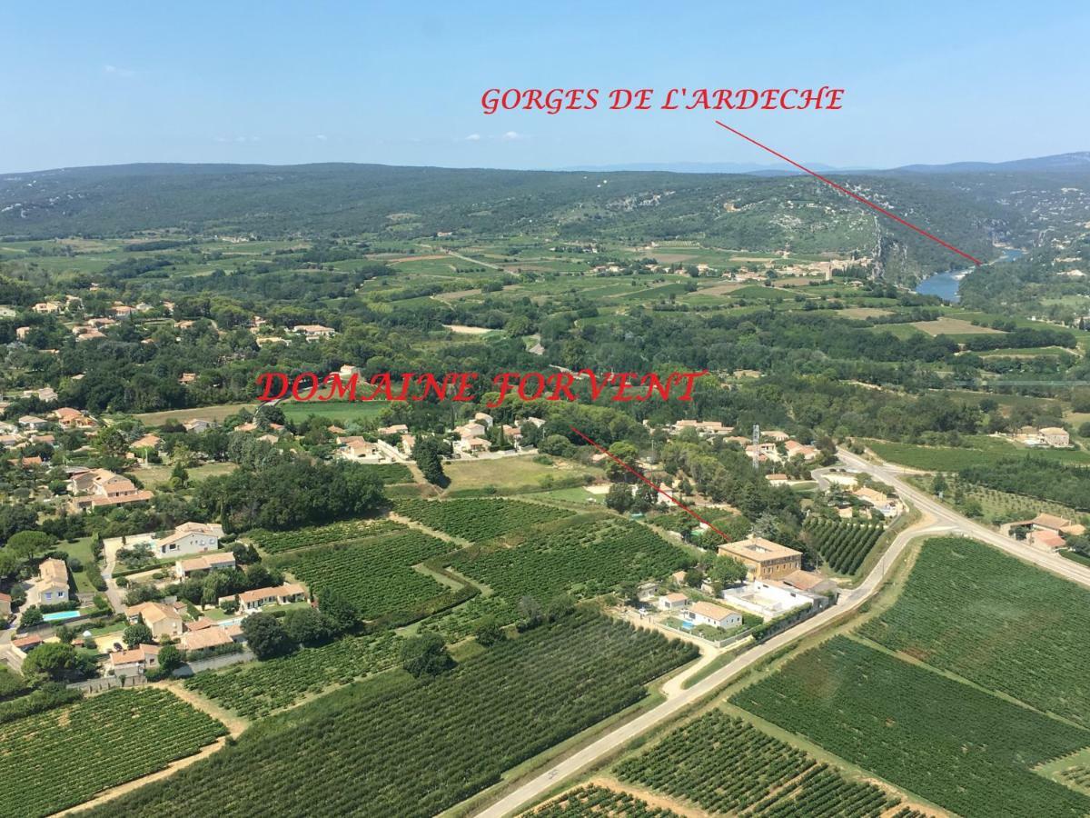 Domaine Forvent Bed & Breakfast Saint-Julien-de-Peyrolas Dış mekan fotoğraf